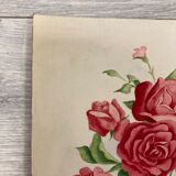 Watercolor with vintage roses