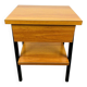50s bedside table with wood effect, modernist