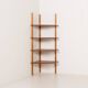 Italian mid-century corner wall unit, 1970s