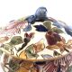 Old Sugar Bowl Candy Box Covered Earthenware Pot Gien Peonies
