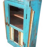 Old window - teak wall shelf