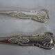 Paire de couverts de service, plaqué argent sheffield england
