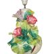 Lampe Chaumette en Barbotine motifs fleurs