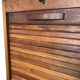 Vintage curtain binder in solid oak 5 shelves