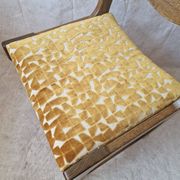6 Guillerme et Chambron upholstered chairs. Lorraine model
