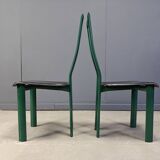 Italian Model Regia Dining Chairs by Antonello Mosca for Ycami, 1980s, Set