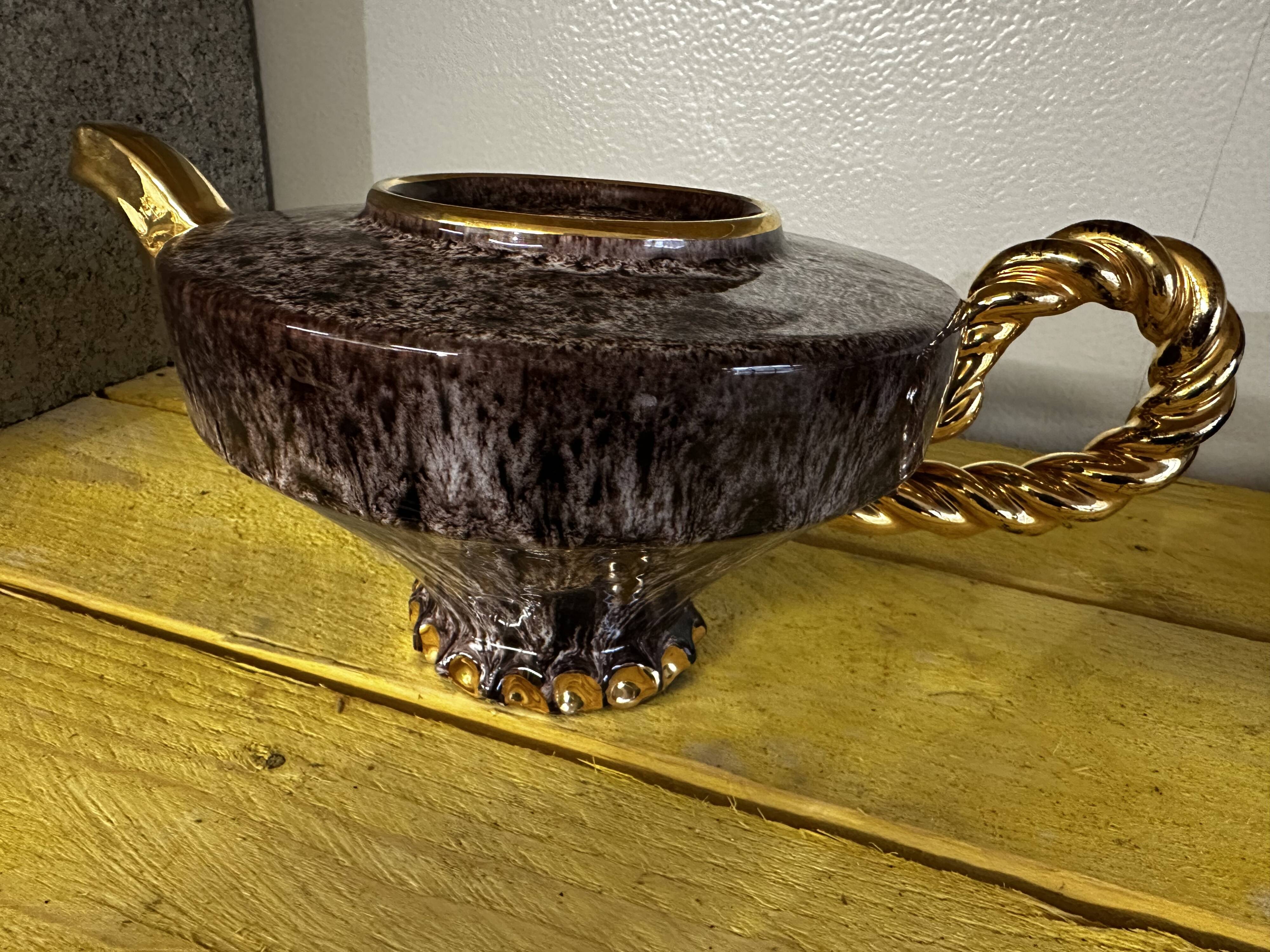 Ceramic milk jug from Vallauris by Marius Giuge