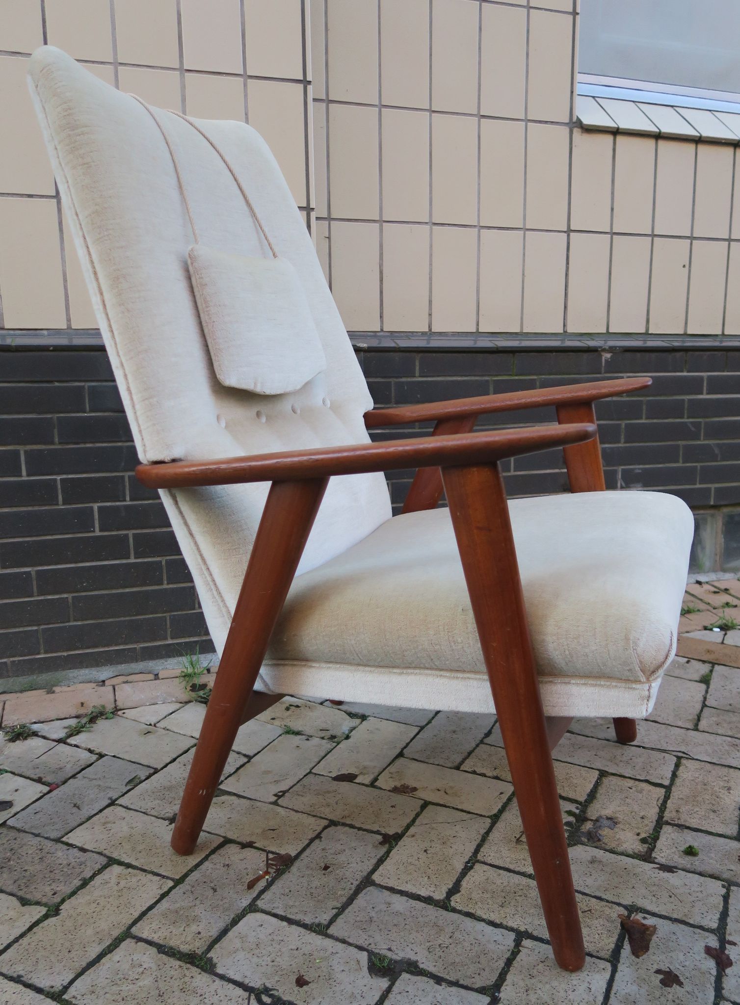 Danish Model 230 Armchair by Kurt Olsen for Slagelse Møbelværk, 1950s