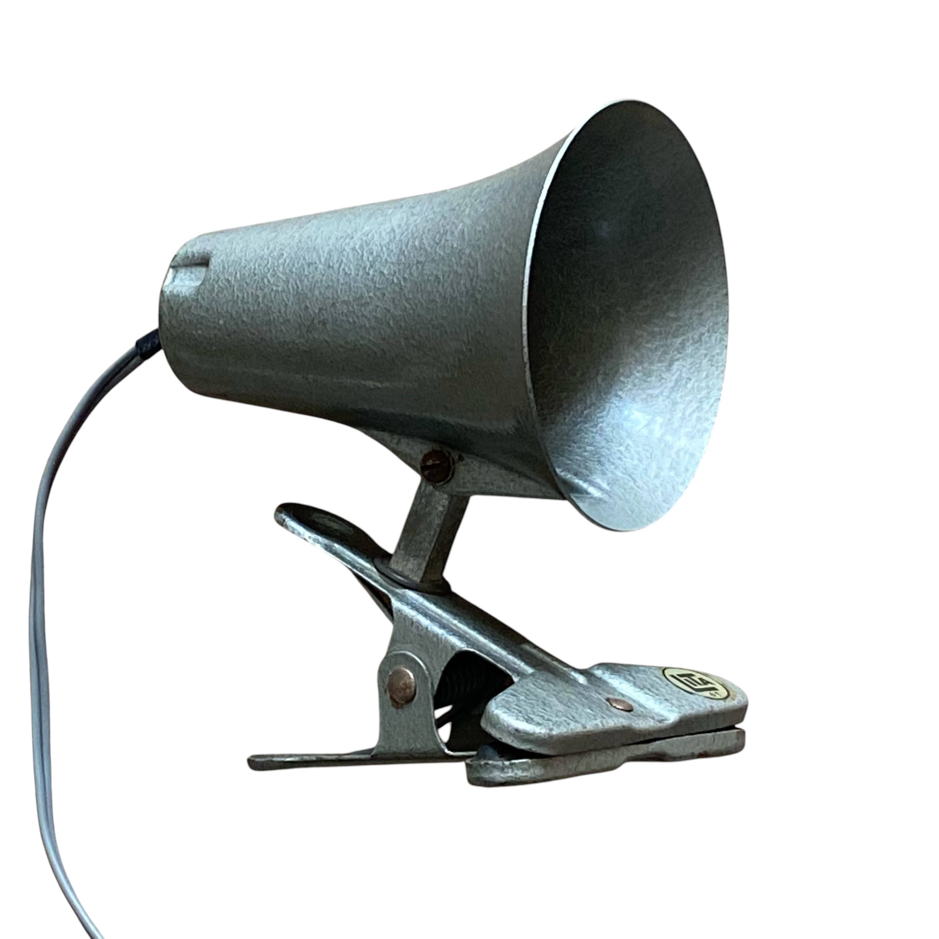 Lita metal clip-on spotlight from the 1970s