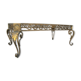 Metal and glass coffee table