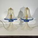 Paire de lampes 'champignon' Hollywood Regency, Barovier & Toso à Murano