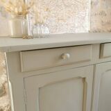 Restored parisian buffet in grey