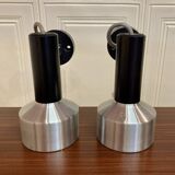 Pair of modular wall lights Scandinavian design 1960.