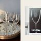 6 Baccarat glasses Funel shaped late 19th - early 20th century 