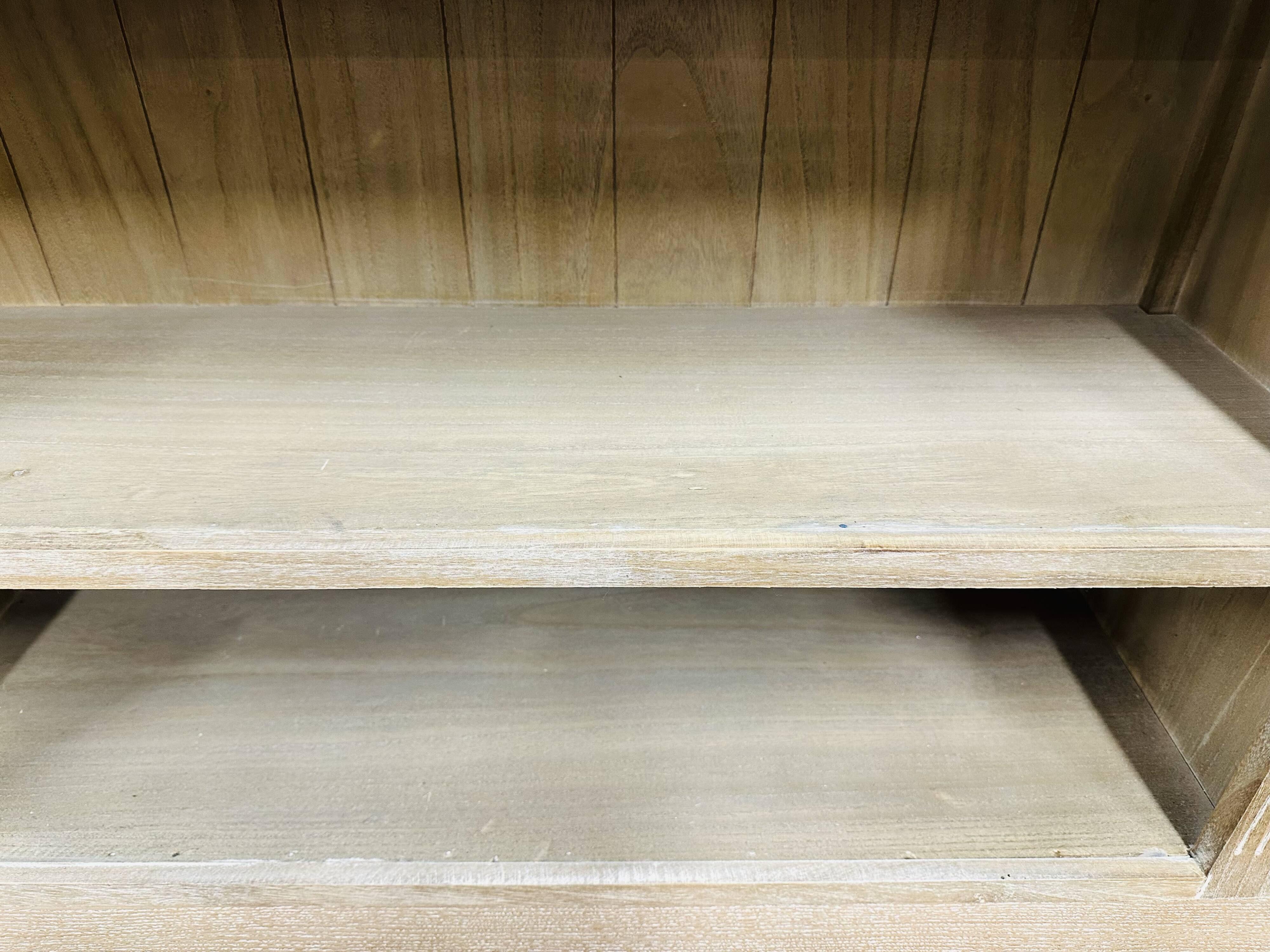 Country Pale Oak Look Bookcase