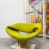 Vintage Dutch design Ribbon easy chair Pierre Paulin Artifort