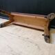 banc vintage en cuir, Tchécoslovaquie années 60, banc de gym, cheval d'arçon