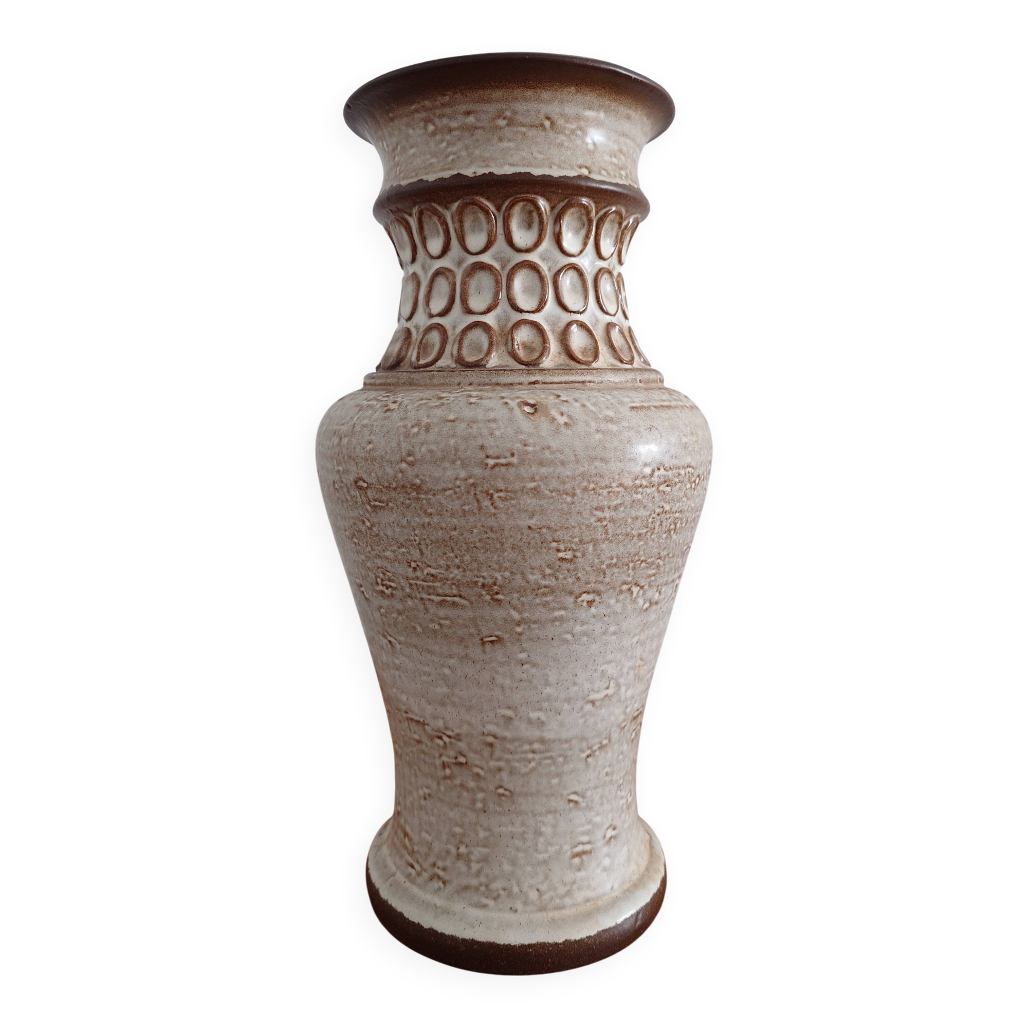 Large vintage ceramic vase in European style West Germany – 1960s-70s