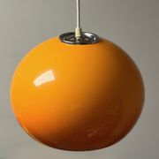 Harvey Guzzini Burgos Pendant Lamp - Rare Space Age Italian Design Hanging Lamp 60s 70s