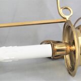 Lampe bouillotte en bronze Doré