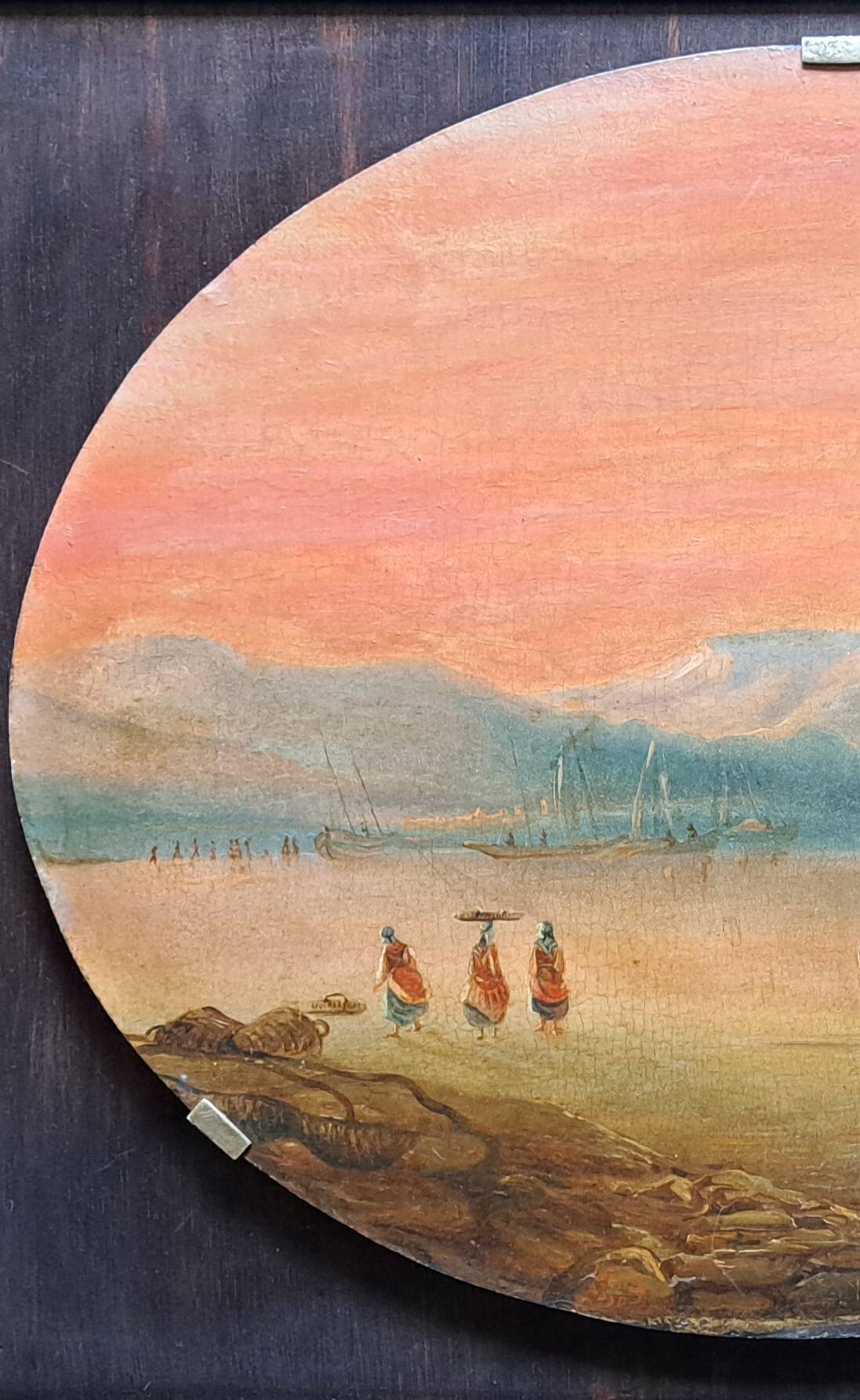 Impressionist painting - Signed seascape - 19th century Italian school