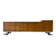 Vintage shop counter made of wood and metal