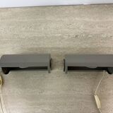 Vintage IKEA LOD V413 grey metal wall lamp bedside lamp wall lamp 1980s S