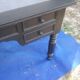 Black desk