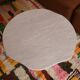 Organic shape travertine coffee table