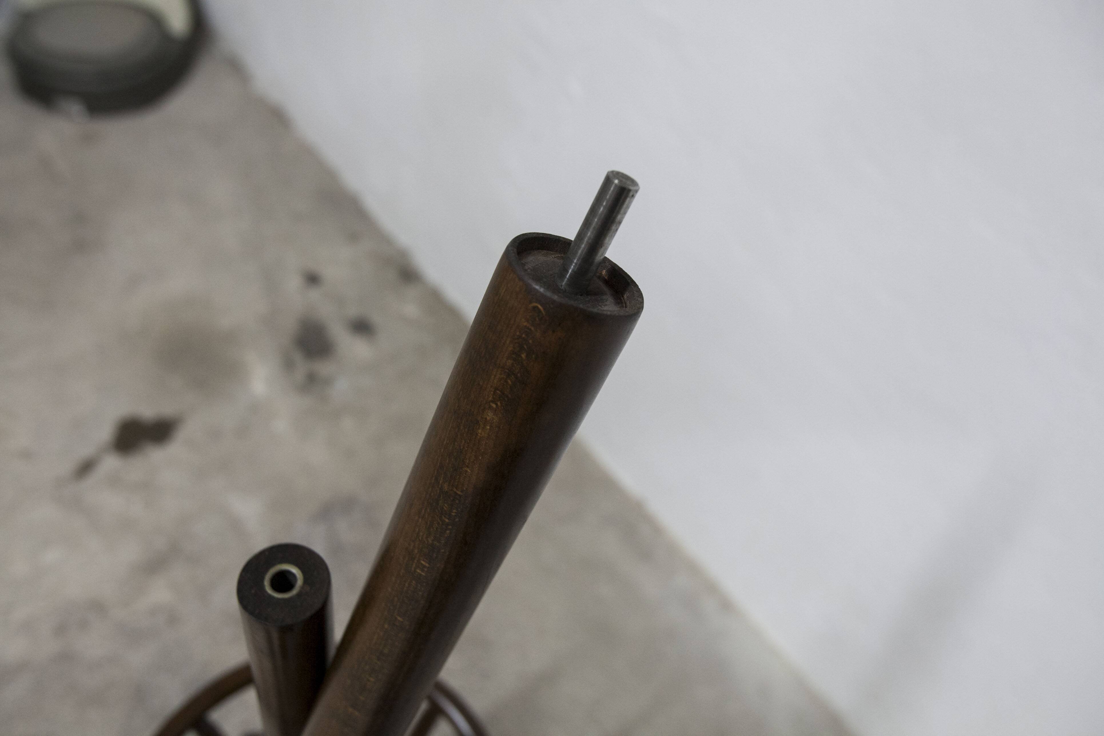 Baumann parrot coat rack 1970 dark oak