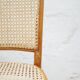 Chaise cannée vintage par J. Hoffmann, éditions Thonet