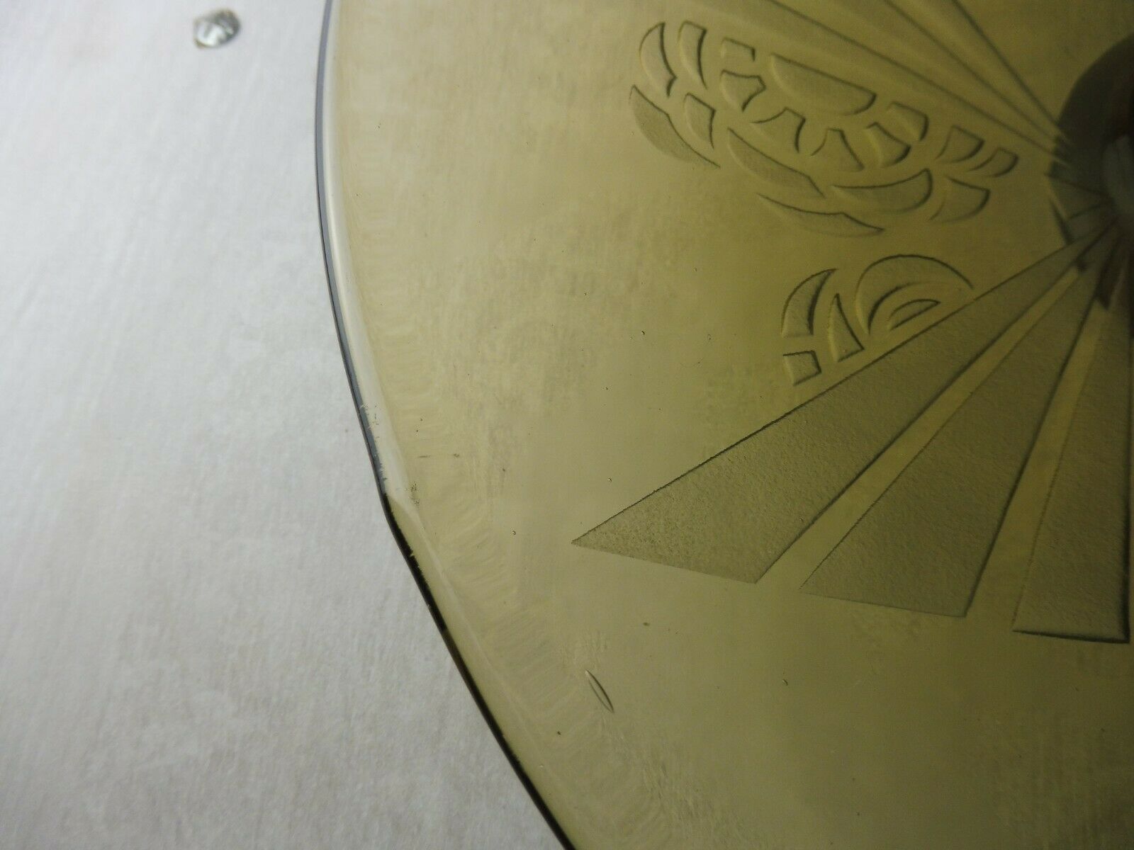 Cup, acid-engraved glass, A Delatte