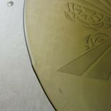 Coupe, en verre gravé à l'acide, A Delatte