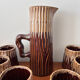 Vintage ceramic service Pol Chambost model Tree – jug and cup