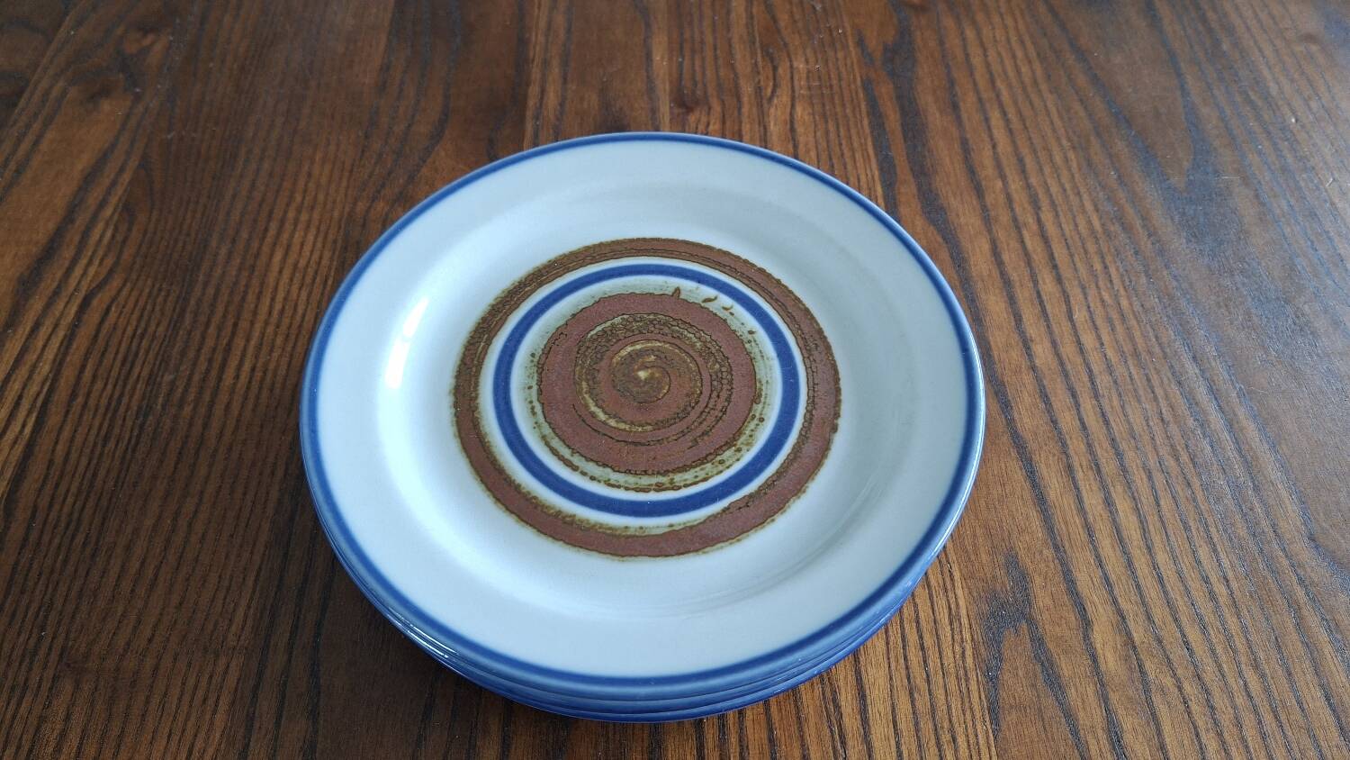 Set of six dessert plates Arabia Finland Peter Winquist
