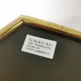 Bougeoir doré Nagel