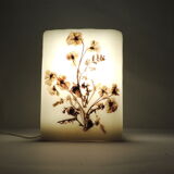 Lampe "Herbier" en cire vintage