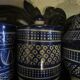 Lot 11 Moroccan pottery butter pot from the 1940s signed Serghini.