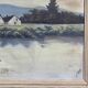 Painting of a landscape signed LEF