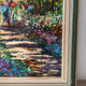Oil on canvas "Garden in Bloom", signed