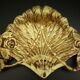 Large pediment with peacock feathers, Louis XVI style, 19th century