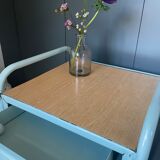 Metal boarding school/convent bedside