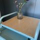 Metal boarding school/convent bedside