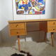 Vintage Ekawerk desk 50s Compass Feet