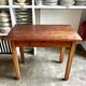 Desk, dark wood table with 1 drawer