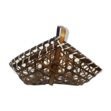 Woven wood basket