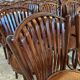 Set of 40 bentwood bistro chairs – Thonet style – Acajou finish