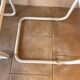 Cesca white bar stools, 1970s, set of 2