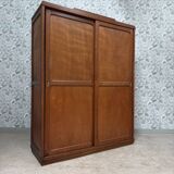 Large Parisian wardrobe with sliding doors