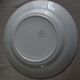 Old round dish Moulin des loups Orchies green tiles